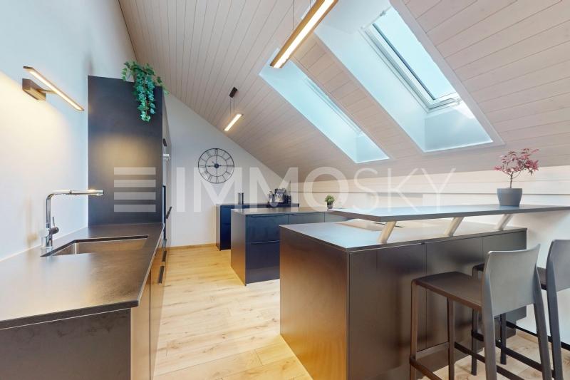 Cuisine américaine de standing - 3.5 rooms Maisonette in Farvagny le Petit