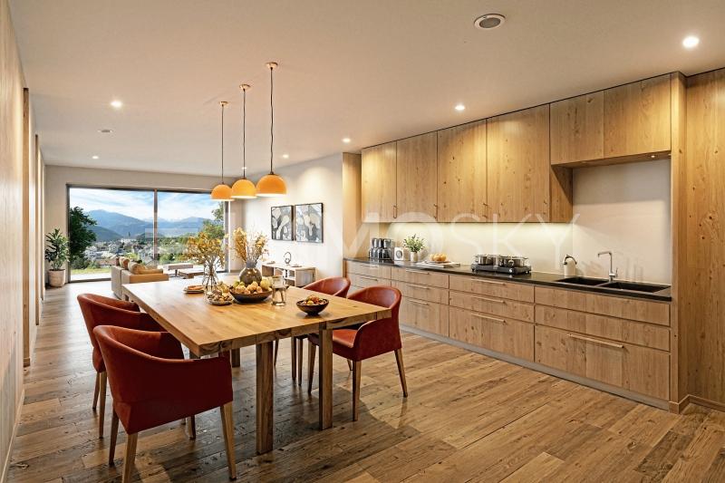 Grand séjour lumineux - 4.5 pièces Appartement en rez-de-chaussée a Ayent