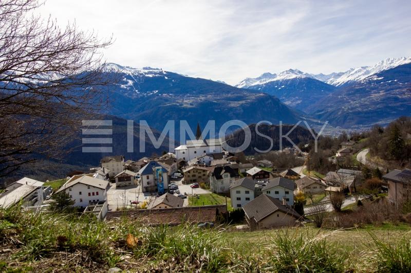Belle vue sur le village - 3.5 stanze Appartamento a Ayent