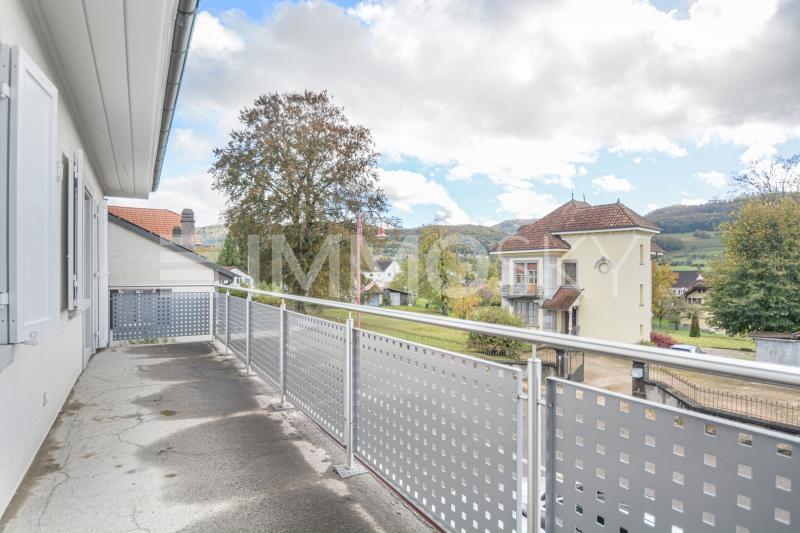 grand balcon au 1er étage - 18 Zimmer Mehrfamilienhaus in Courgenay