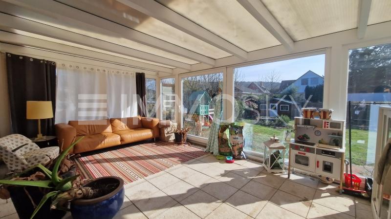 Wintergarten mit Bodentiefen Fenster  - 