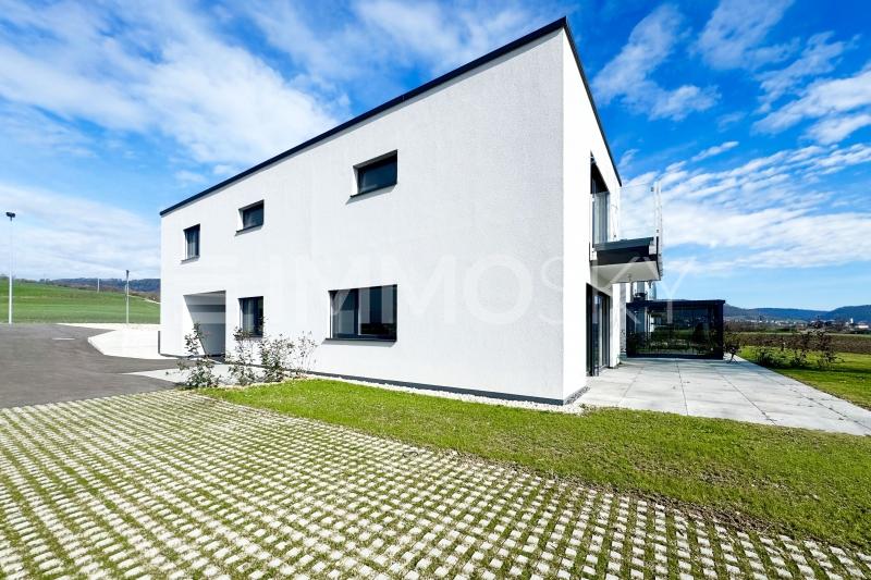 Vue depuis l extérieur - 5.5 pièces Maison individuelle a Courtételle