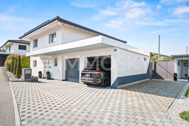 Façade Est - 4.5 pièces Maison individuelle a Farvagny