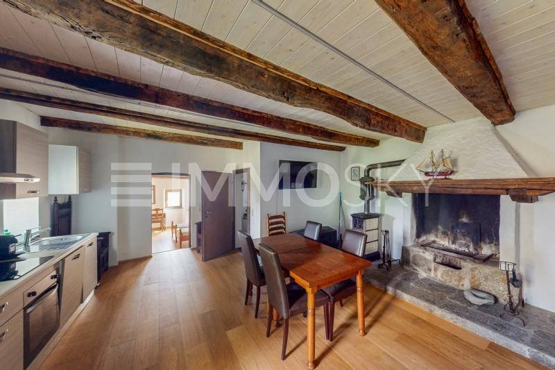 Grande camino e stufa - 2.5 Zimmer Haus in Brissago