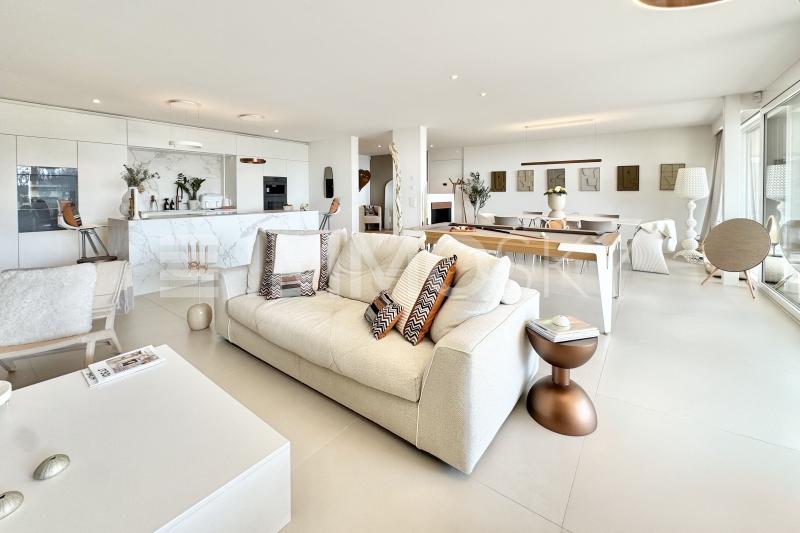 Grande pièce de vie lumineuse - 5.5 pièces Appartement en rez-de-chaussée a Twann Tüscherz