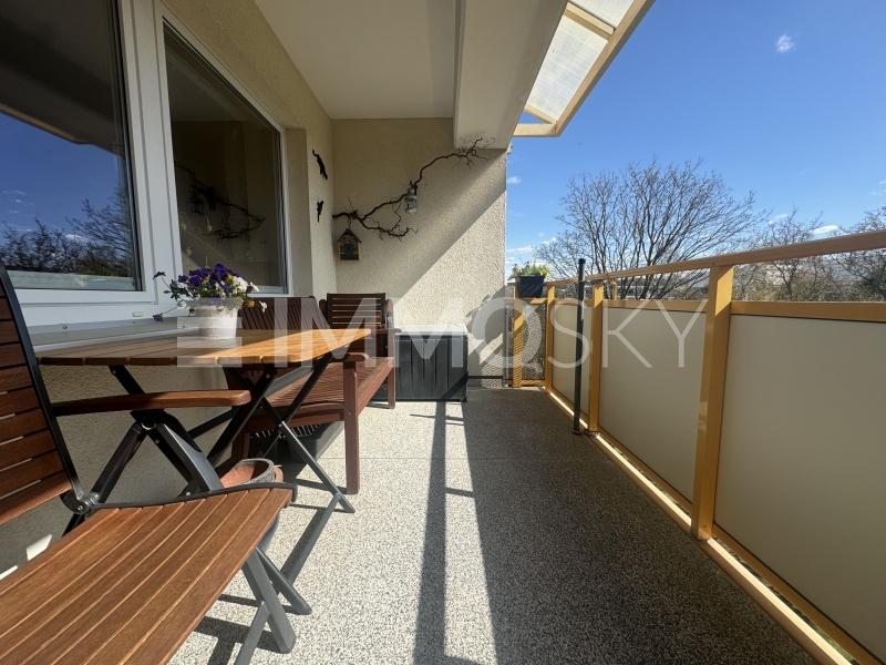 Balkon auf der Südseite - 
