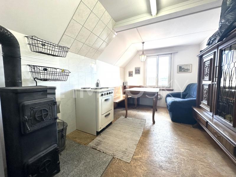 Zimmer mit Ofen - 8 Zimmer Einfamilienhaus in Rüthi