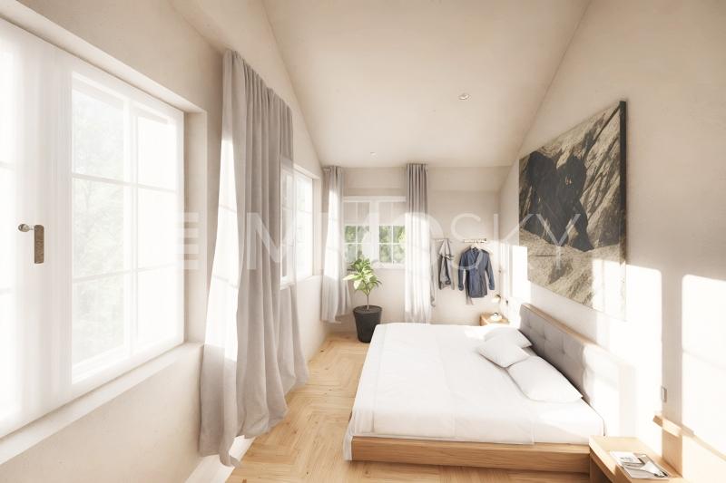 Chambre parentale avec dressing et salle de douche - 5.5 stanze Casa a Marsens