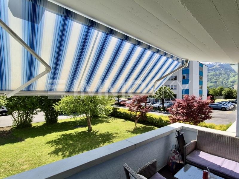 Balkon mit viel Sonne - 3.5 rooms Flat in Sargans
