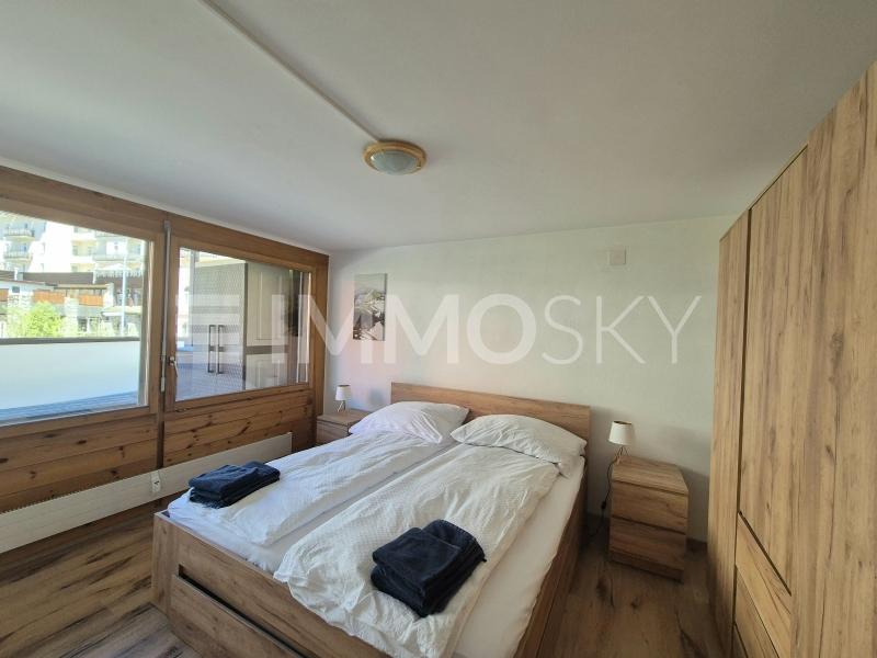 Helles, möbliertes Schlafzimmer - 2.5 pièces Appartement a Davos Dorf