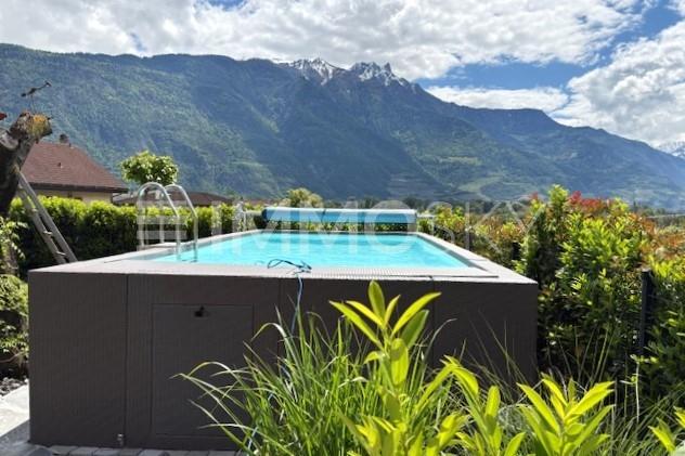 piscine sud  - 6 pièces Maison a Leytron
