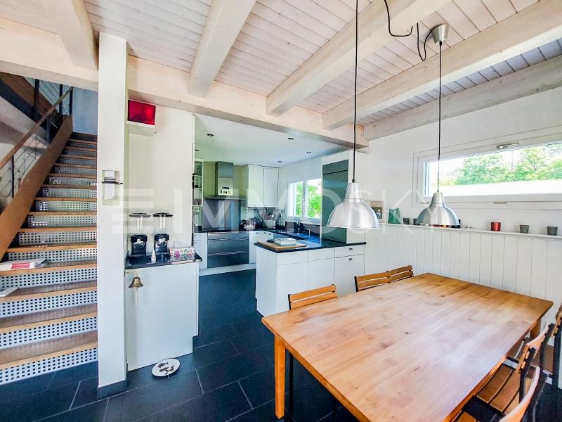 Moderne Küche mit gemütlichem Essbereich - 5.5 Zimmer Einfamilienhaus in Hitzkirch