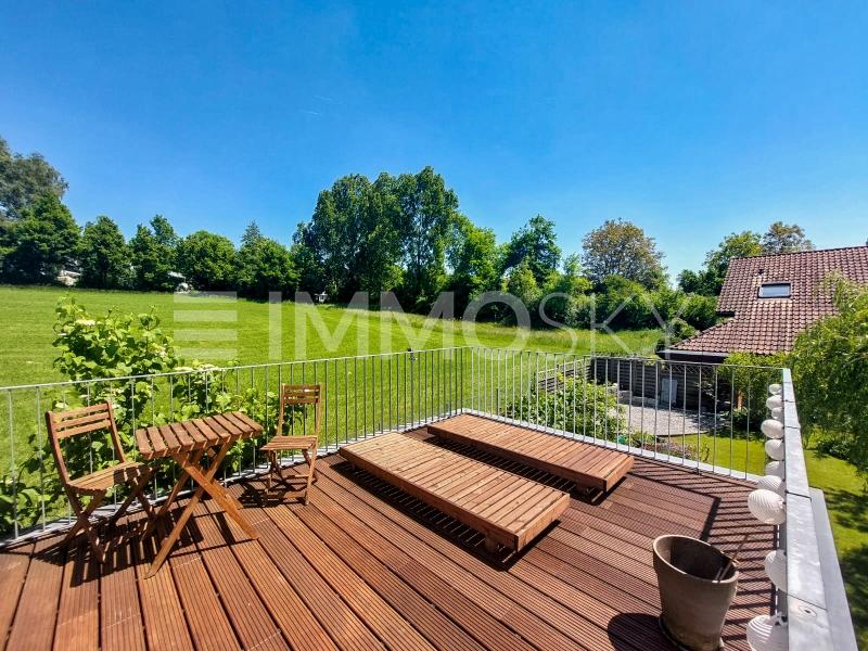 Top besonnte Terrasse zum Entspannen - 5.5 Zimmer Einfamilienhaus in Hitzkirch