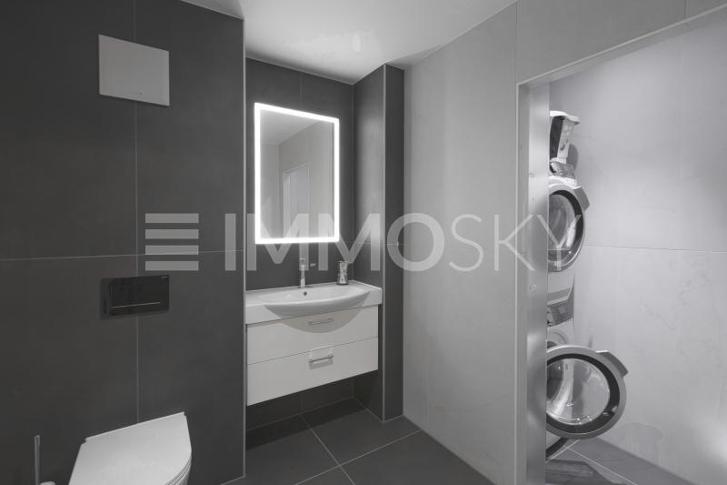 WC avec colonne de lavage - 3.5 rooms Maisonette in Estavayer le Lac