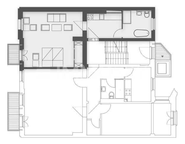 Architektonisch durchdachter Grundriss - 