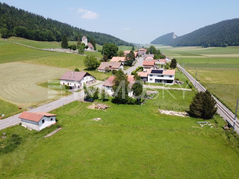 Dans le village de La Sagne  - Terrain à bâtir à La Sagne NE