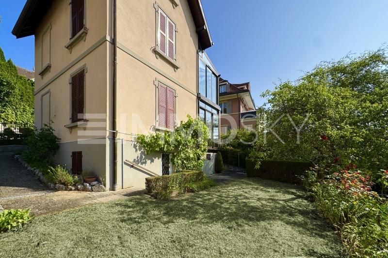 Jardin côté sud - 4.5 pièces Maison a Biel/Bienne