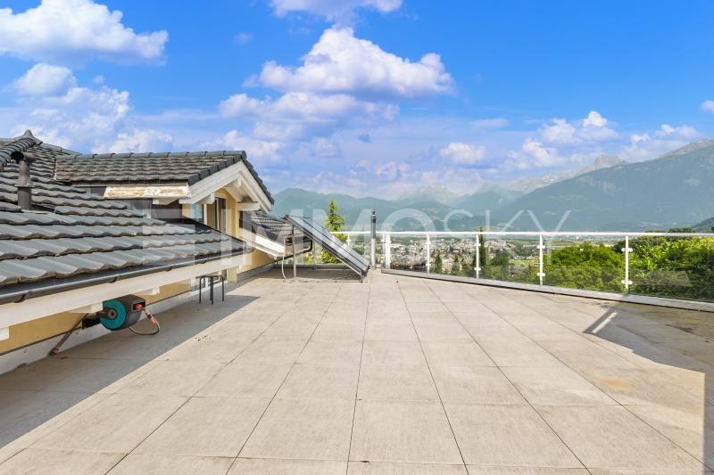 Superbe terrasse ensoleillée - 6.5 pièces Maison jumelle a Monthey