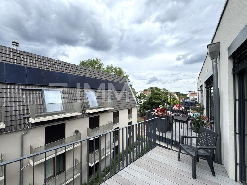 Entspannen auf dem Balkon - 