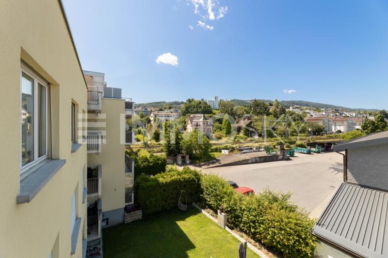 Sonnige Lage, nahe zum See - 3 Zimmer Etagenwohnung in Staad SG