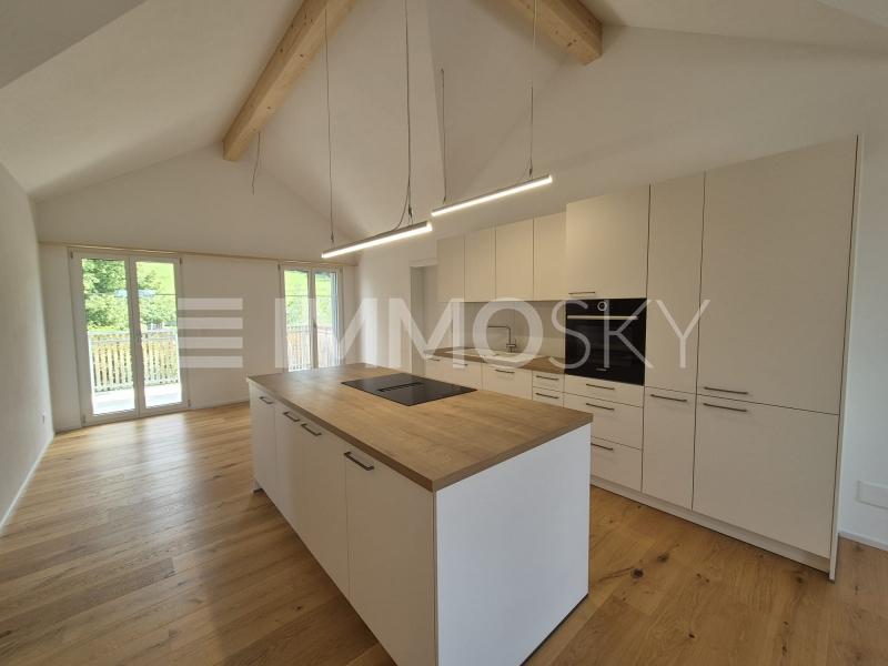 Heller Wohn- und Essbereich - 3.5 Zimmer Wohnung in Ganterschwil