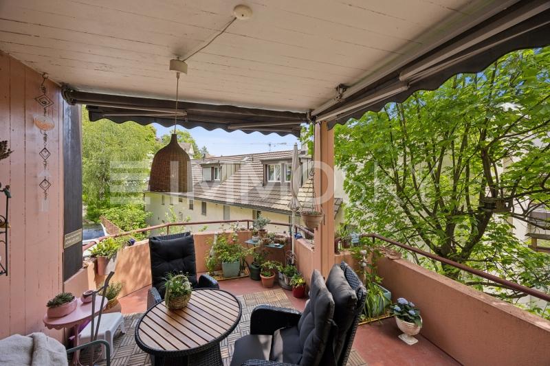 Geschützter Balkon  - 5.5 Zimmer Einfamilienhaus in Baden