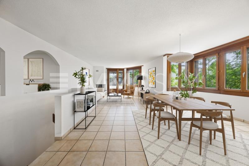 Heller Wohn -und Essbereich - 5.5 Zimmer Einfamilienhaus in Baden