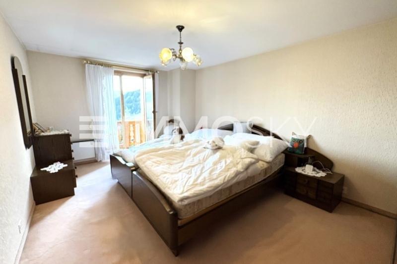Chambre lumineuse côté Sud - 5.5 pièces Chalet a Ovronnaz