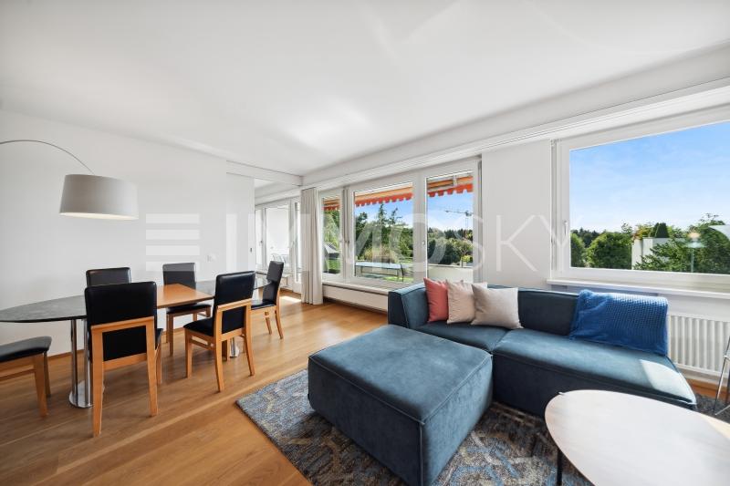 Weitblick und Wohnkunst vereint - Sonnenoase mit Stil und Gemütlichkeit - 3.5 pièces Appartement a Birmensdorf ZH