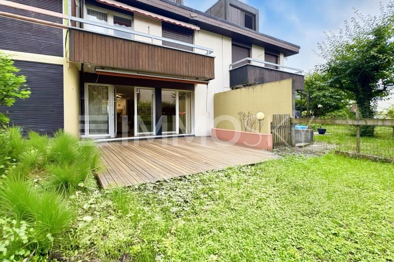 Terrasse avec jardin - 6.5 Zimmer Reihenmittelhaus in Biel/Bienne