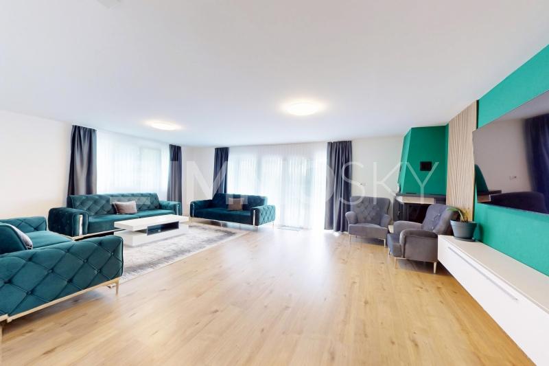 Spacieux salon - 4.5 pièces Appartement en rez-de-chaussée a Prez vers Noréaz