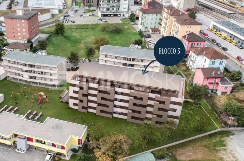 Palazzo blocco 3  - 2.5 Zimmer Etagenwohnung in Biasca