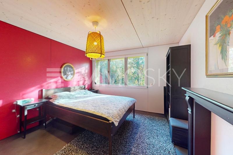 Chambre 2 étage villa - 10.5 pièces Maison individuelle a Areuse