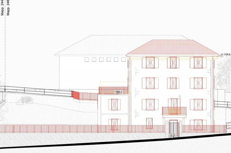 Facciata Sud - 4.5 pièces Maison bifamiliale a Breno