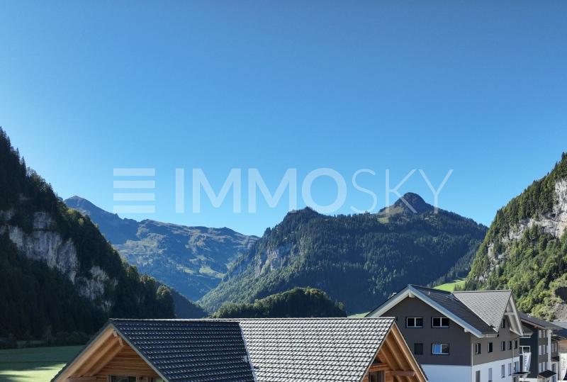 Panoramablick auf die umliegenden Berge - 5.5 rooms Flat in Unteriberg