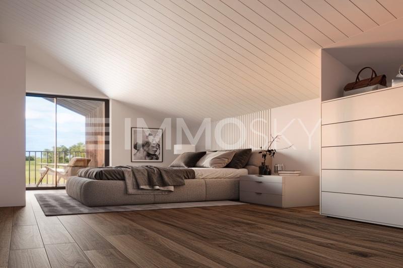 Grande chambre - 4.5 Zimmer Maisonette in Chavannes les Forts