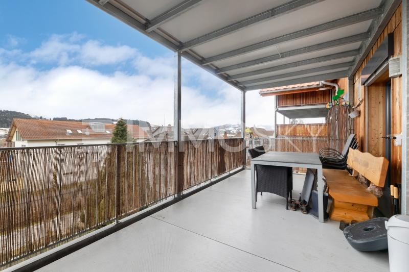 Gemütliche Terrasse mit Weitsicht - 4.5 pièces Appartement a Gais