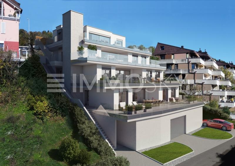 Ansicht von Zufahrtsstrasse - 4.5 pièces Appartement avec terrasse a Umiken