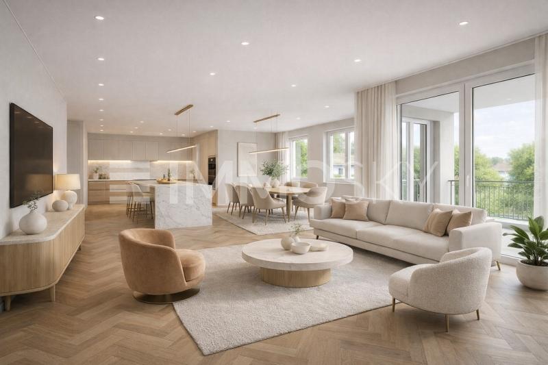 Wohnzimmer - 4.5 stanze Appartamento a Niederteufen