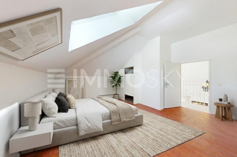 Chambre parentale home staging - 10 pièces Villa a Les Hauts Geneveys