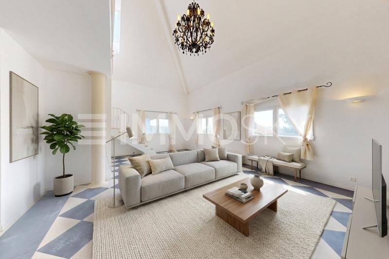 Salon home staging - 10 pièces Villa a Les Hauts Geneveys