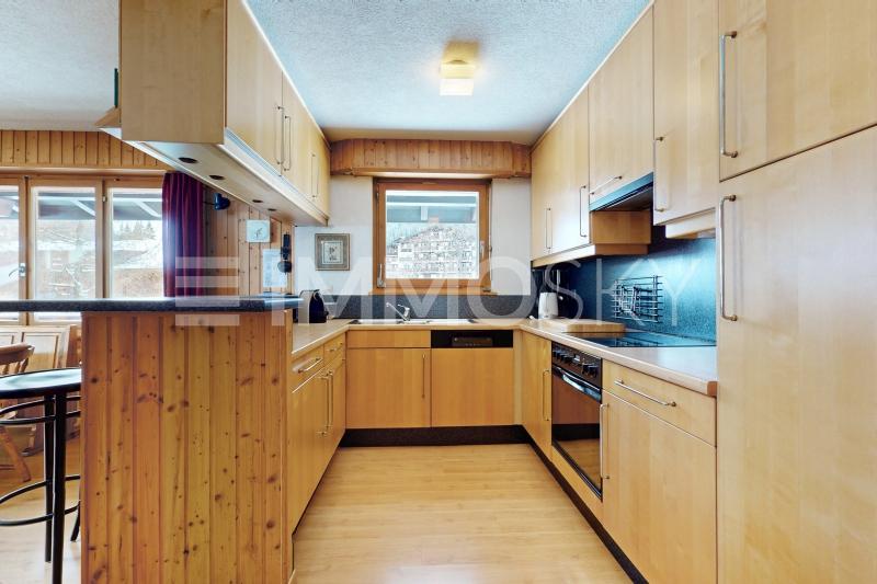 Cuisine entièrement équipée - 4.5 pièces Appartement a Morgins