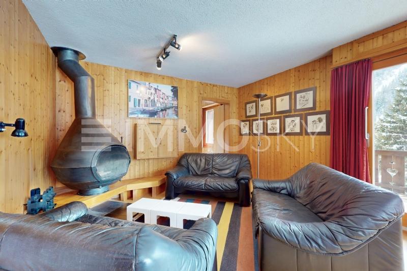 Séjour confortable avec cheminée - 4.5 pièces Appartement a Morgins
