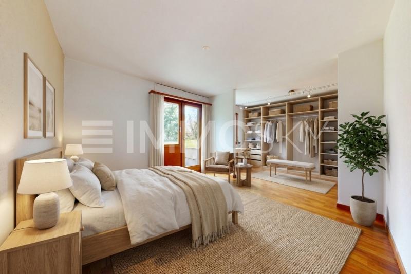 Chambre parentale homestaging - 4.5 pièces Appartement a Evilard