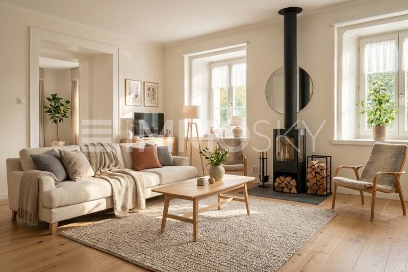 Salon Home Staging - 3 pièces Maison individuelle a Fontainemelon