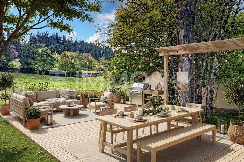 Jardin Home Staging - 3 pièces Maison individuelle a Fontainemelon