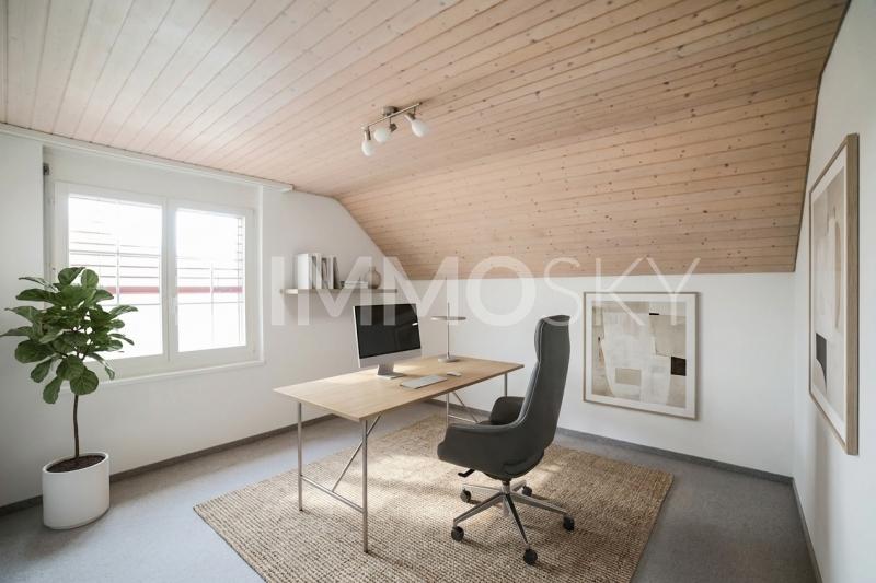 Ideal als Homeoffice - 4.5 pièces Duplex a Egliswil