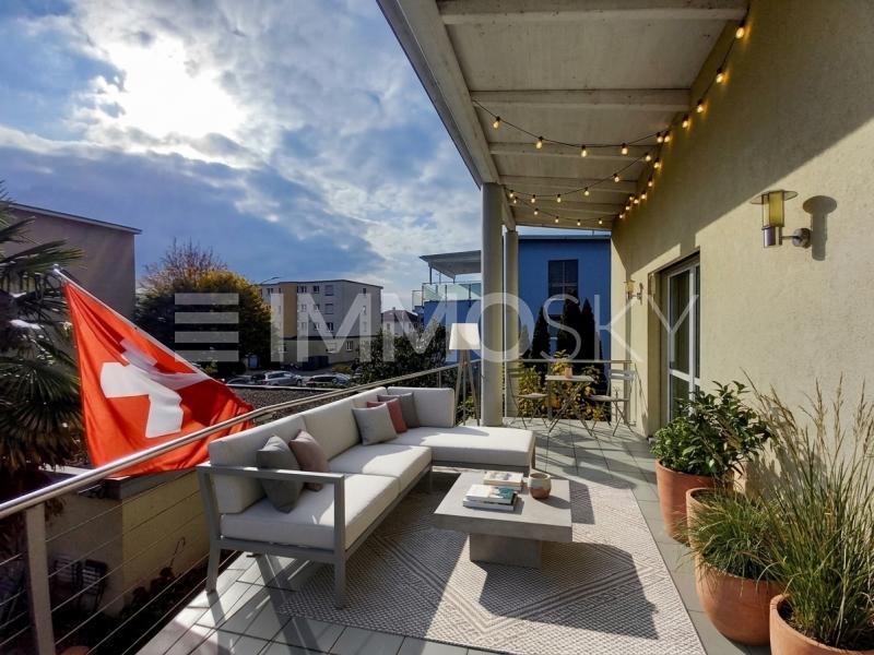 Top besonnter Balkon für die entspannten Minuten - 6.5 pièces Maison individuelle a Niedergösgen
