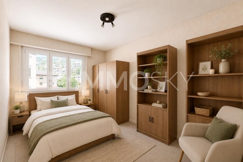 Spacieuse chambre enfant 1 - Home Staging - 4.5 stanze Appartamento a Sion
