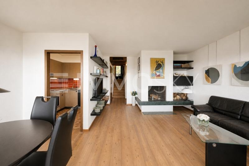 Distribution appartement en duplex - 3.5 pièces Appartement a Crans Montana
